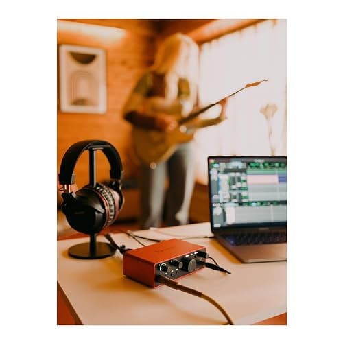 Focusrite Scarlett Solo 4th Gen Interfaccia audio USB-C | 1 preamp microfonico XLR, 1 Inst in Hi-Z, 24 bit/192 kHz, intervallo dinamico di 120 dB, Air, compatibilità PC/Mac/iPad thumbnail 5