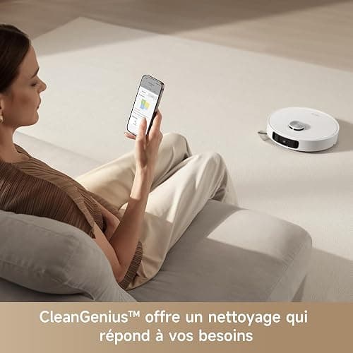 DREAME L10s Ultra Gen 2 Robot Aspirateur Laveur 10 000 Pa, Technologie MopExtend RoboSwing, Base Entièrement Automatique, Mode Animaux, 32 réglages de niveau d'eau, Système de lavage des sols DuoScrub thumbnail 6