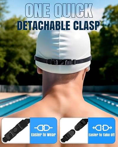 Rantizon Swim Goggles 2 Pack, Wide View Anti Fog&UV Swimming Goggles for Audlt, No Leaking Swim Glasses for Men Women Kids thumbnail 6