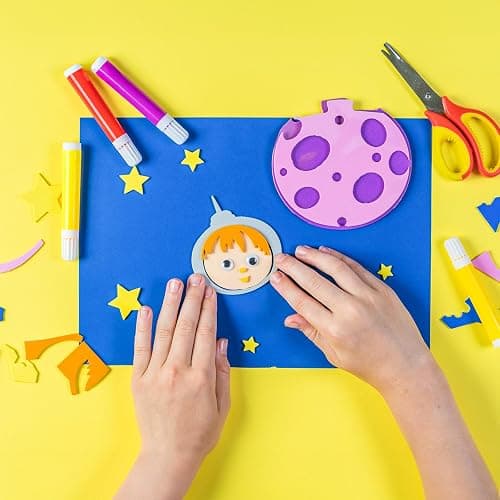 Do²ping Foam Sheets Crafts, 8.5x5.5 Inch 10 Colors Craft Foam Paper for Crafts Project Scrapbooking DIY Cosplay (10 Sheets) thumbnail 4