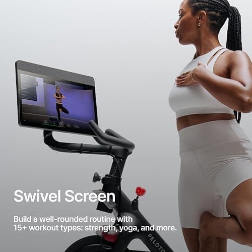 Peloton Exercise Cross Training Bikes, Indoor Stationary Spin Bikes for Home Workouts, Space-Friendly Exercise Equipment for Cardio and strength Workout & Indoor Cycling thumbnail 3