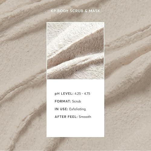 Naturium KP Body Scrub & Mask, AHA, BHA, PHA Exfoliants, 8 fl oz | Dead Skin Removal with Jojoba Esters, Glycolic & Salicylic Acid, for Smooth Texture & Clean Pores, Fragrance Free thumbnail 5