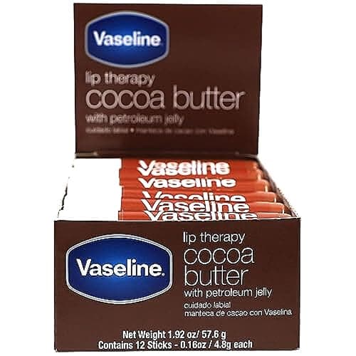 Vaseline Lip w/o Backer Card Cocoa - 12 Pack Box - Image 1