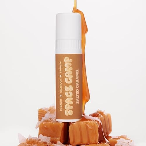 Space Camp Wellness Jumbo Lip Balm - Salted Caramel Organic Flavored Balm (2 Pack) thumbnail 2