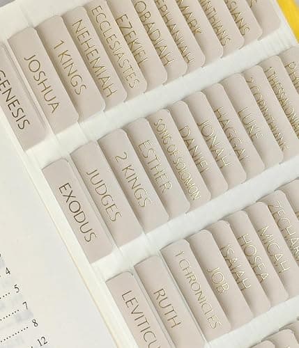 Laminated Bible Tabs for Women and Men,Bible Study Tabs,Bible Study Journaling Supplies,Bible Book Index Tabs thumbnail 6