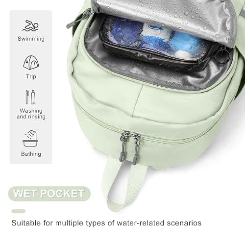 coofay Gym Backpack For Women Waterproof Backpack With Shoe Compartment Lightweight Travel Backpack Workout Sports Backpacks Large Gym Bag thumbnail 4