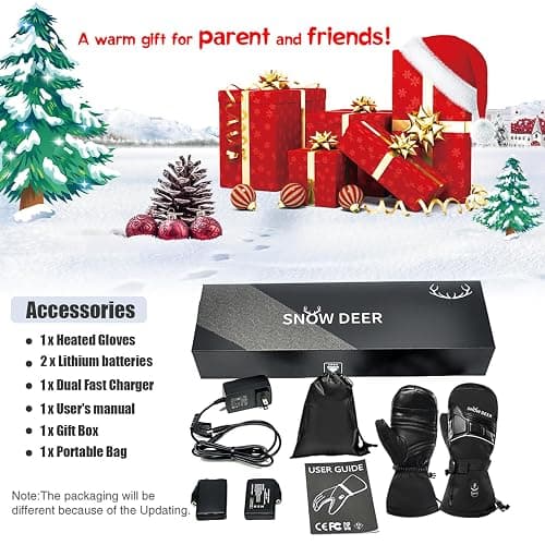 Heating Ski Mittens thumbnail 7