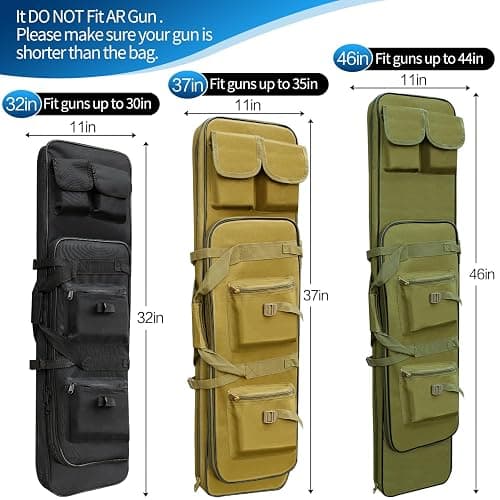 Rifle Bag, Tactical Long Rifle Backpack, Portable Shotgun Case for Firearm Storage and Transportation, Suitable for Outdoor Hunting Shooting thumbnail 2