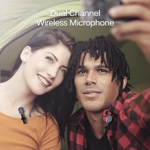 Labstandard Professional Wireless Lavalier Lapel Microphone for iPhone, iPad, mini Video Recording Mic forInterview Video Podcast Vlog YouTube&Livestream, Noise Reduction, Plug &Play thumbnail 3