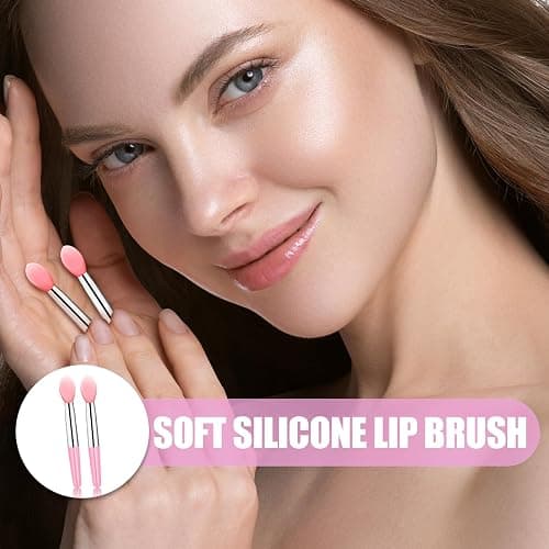 12Pcs Lip Mask Applicator Silicone LIp Applicator Makeup Beauty Lipstick Brushes Eyebrow Lipstick Brushes Applicator Cosmetic Brush Set for Lipstick Lip Gloss Lip Mask Eyeshadow thumbnail 4