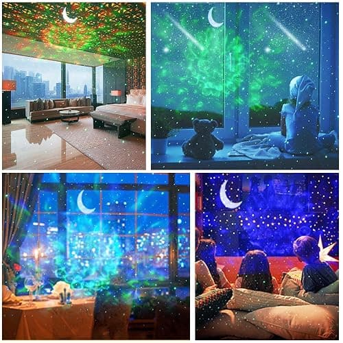 Star Projector,Rusoso Galaxy Projector Light with Nebula,3 in 1 Night Light Kids w/Touch Control & Voice Control & Music Speaker,for Kids Adults Bedroom/Party/Game Rooms/Home Theatre/and Night Light thumbnail 4