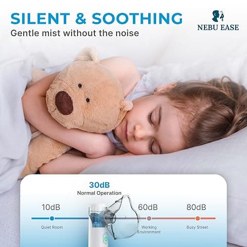 Nebu Ease Portable Facial Steamer & Personal Fine Mist Device – Handheld Rechargeable Mist Unit with Dual Output Levels, Compact Travel Design, Includes Multi-Use Attachments thumbnail 4