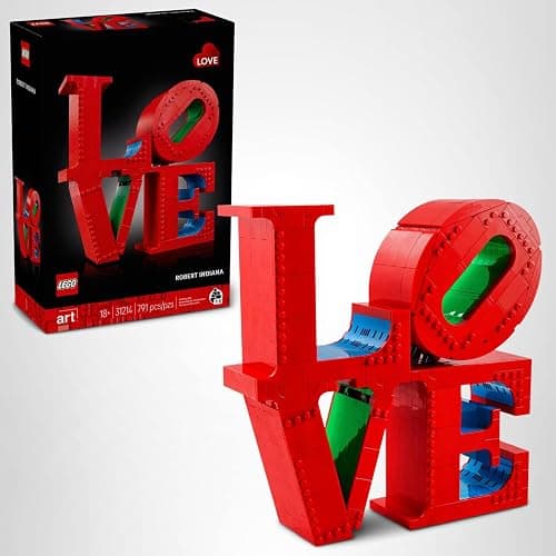 LEGO Art Love Collectible Building Set - DIY Kit for Adults, Ages 18+ - Gifts for Birthdays - Home Decor to Display on Table - 31214 thumbnail 8