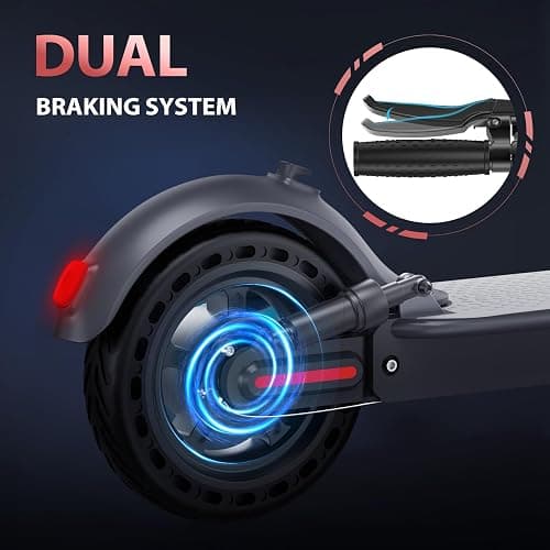 MAXSHOT Electric Scooter for Adults, 8.5/10/14" Tires, 19/22Mph, 350W/500W Motor, 21-28 Miles Range, Folding E-Scooter with Dual Suspension,APP Control thumbnail 8