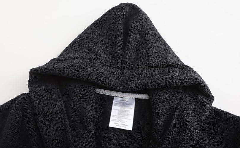 FunnyPaja Kids Soft Towel Hooded Robe Cotton Bathrobe for Boys 5-16 Years thumbnail 3