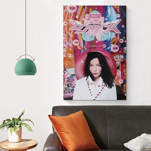 Post by Bjork Album Cover Canvas Poster Print Music Posters for Room Aesthetic Gift Unframe-style12x18inch(30x45cm) thumbnail 5