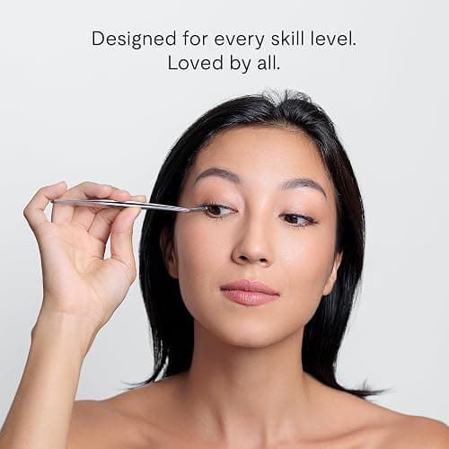 Silly George Single-Size Pop-On Lashes - DIY 1-Step Pre-Glued Faux Eyelash Cluster Kit, Natural Look Extensions, Pack of 24 Individual Clusters, Black - Blush, 12mm thumbnail 8