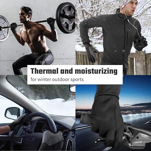 FanVince Winter Gloves Touch Screen Water Resistant Windproof Thermal for Running Cycling Driving Hiking for Men Women thumbnail 5