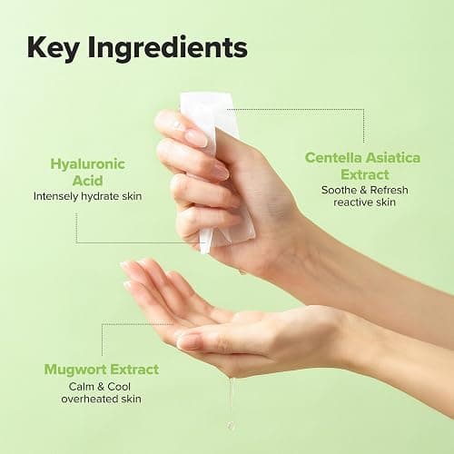 Beauty of Joseon Centella Asiatica Calming Mask Daily Moisturizing Soothing Cica Face Sheet Mask for All Skin Types, Korean Skincare Stuffers for Men Women, 10 sheets thumbnail 5