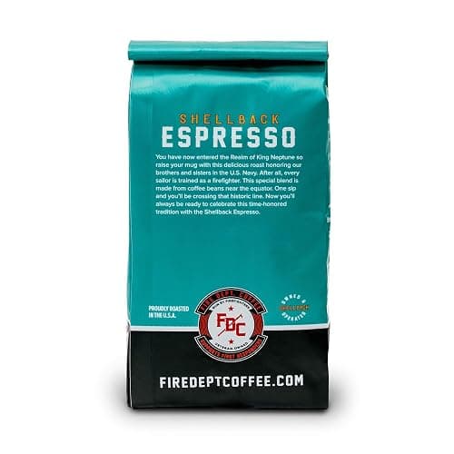 Fire Department Coffee - Gives Back to Firefighters - Bold & Smooth Shellback Espresso Coffee Beans - Roasted in the USA - Veteran Owned - 12 oz thumbnail 8