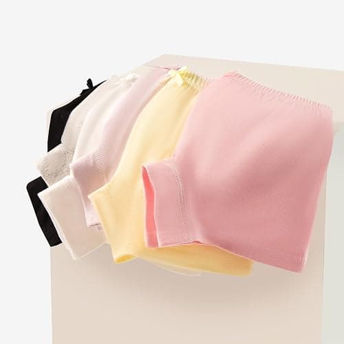SEVENCANDY Girls Cotton Full Coverage Boyshort Panties Little Big Kids Soft Solid Underwear 3 Years - 12 Years thumbnail 6