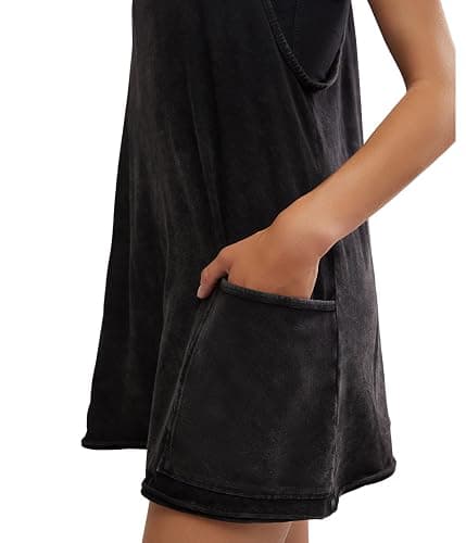 Free People Women's Hot Shot Mini Dress - Small - Black thumbnail 4