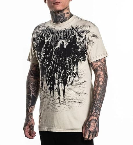 Affliction Men's Core T-Shirt, Short Sleeve, Graphic Print Design T-Shirts thumbnail 4