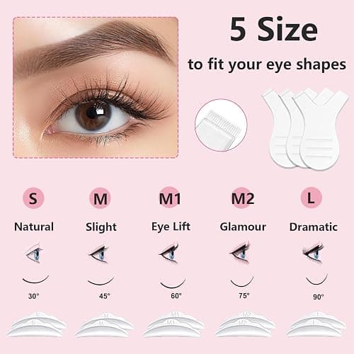 2025 Updated Lash Lift Kit Eyelash Perm Kit, Professional Eyelash Curling Set, Glue Upgraded Version Eyelash perming kit, Lash lift Curling Perming Wave Suitable for Salon at Home thumbnail 4