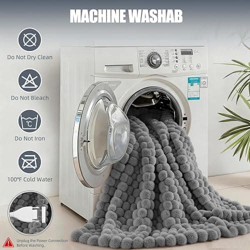 Eastsora Heated Blanket Throw 50" x 60" Soft Ribbed Faux Fur Flannel Fast Heating 12 Heat Levels 1–12H Timer & Overheat Protection & Auto Shut-Off & ETL FCC & Machine Washable Heated Throw thumbnail 7