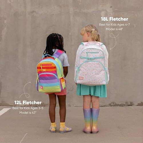 Simple Modern Large Transformers Kids Backpack for School Girls and Boys | Elementary Backpack for Teen | Fletcher Collection | Kids - 16" tall | Transformers Block Nation thumbnail 3