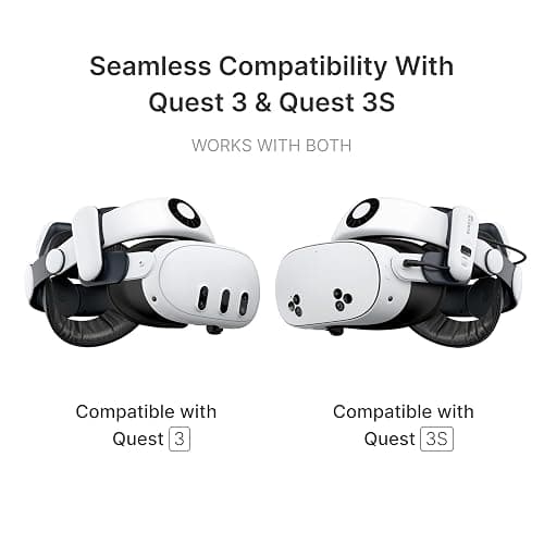 BOBOVR S3 Pro Strap mit Akku Accessories,Kompatibel mit Meta Quest 3/Quest 3S,Luftkühlungssystem und 10000 mAh Hot Swap Akku thumbnail 2