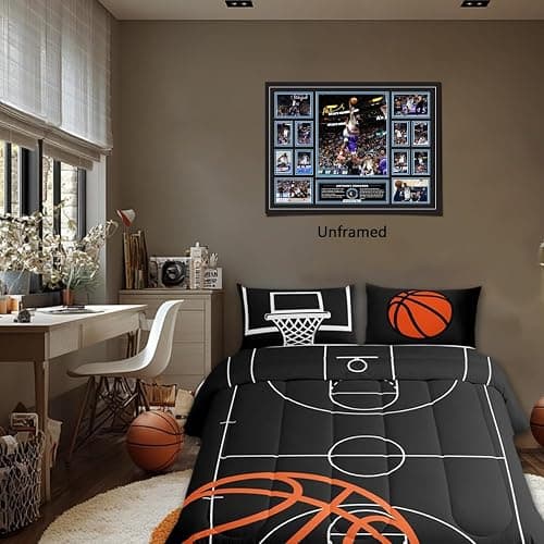 MENKARWHY Anthony Edwards Signed Poster For Kids Room Bedroom Wall Decor-Basketball Superstar Posters Canvas Art Print Picture For Teen Boy Fans Birthday D3gifts thumbnail 3