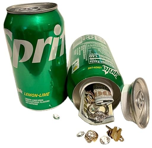 Soda Can Safe Soda Diversion Safe Security Decoy Stash with 4 inch Deep Hidden Compartment Compatible Replacement for and MFG by The Coca Cola Co. Comes With Smell Proof Bag to Hide Valuables thumbnail 2
