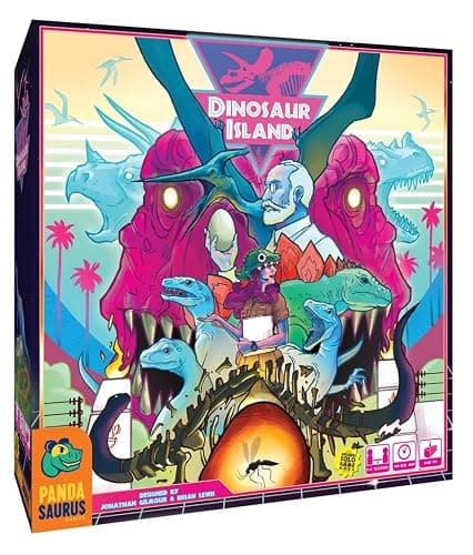 Dinosaur Island Board Game - Create Your Own Dino Park! Worker Placement Strategy Game, Fun Family Game for Kids and Adult, Ages 8+, 1-4 Players, 60-120 Minute Playtime, Made by Pandasaurus Games - Image 1