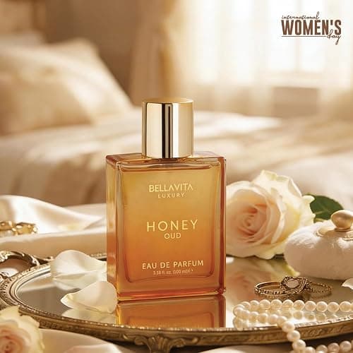 Bellavita Luxury Honey Oud Eau de Parfum | 100 ml (3.4 fl.oz.) | Perfume for Men and Women | Sweet Honey, Bergamot, Oud, and Amber Notes | Women's Day Special thumbnail 2