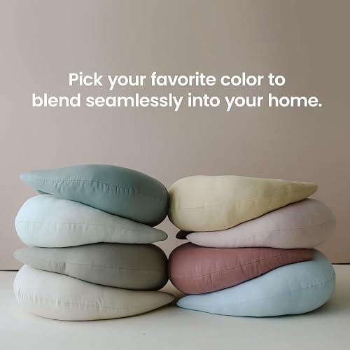 snuggle me Organic Nursing Pillow - Bottle & Breastfeeding Pillow with Organic Cotton Cover & Fiberfill, Machine Washable, Newborn Essentials Must Haves (Natural) - Natural thumbnail 6