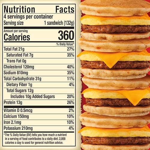 Jimmy Dean Maple Griddle Cake Sandwiches, 18.8 Oz thumbnail 6