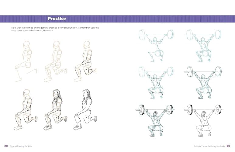 Figure Drawing for Kids: A Step-By-Step Guide to Drawing People (Drawing Books for Kids Ages 9 to 12) thumbnail 2