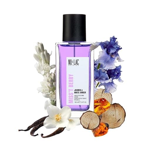 MULAC - MISS'T BERRY - Essenza Ristrutturante Capelli, Profumo Capelli con Olio di Mirtillo e Cheratina Vegetale, Azione Ristrutturante, Note di Legni e Vaniglia, 100ml thumbnail 2