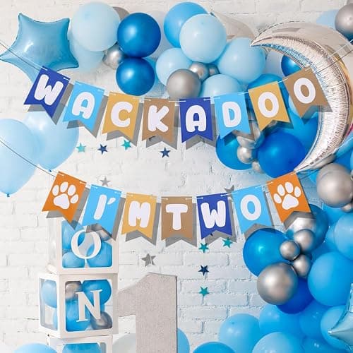 Wackadoo I’m Two Birthday Banner thumbnail 6