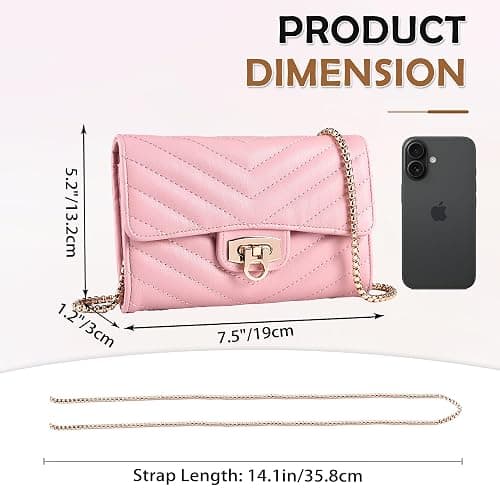 Stylish Small Crossbody Bag for women - Compact Phone Bag & Wallet, Lightweight & Perfect for Work, Travel, or Casual Outings thumbnail 6