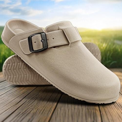 Bigant Womens Clogs,Mercy Mules for Womens Nurse Shoes-Slip on Garden Work Shoes thumbnail 3