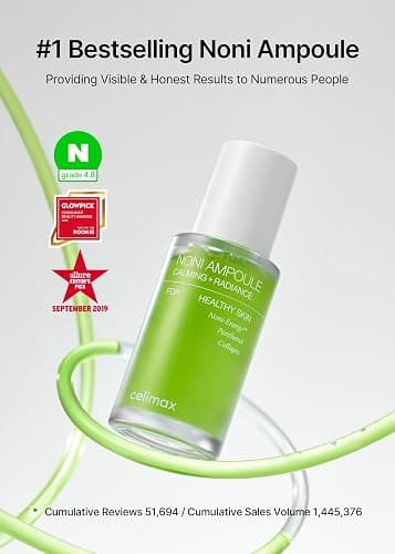 celimax Noni Energy Ampoule 50ml | with Noni Extract, Hydrating, Moisturizing & Soothing Serum for Wrinkles & Fine Lines, Mild Ampoule For Face - 50 ml (1.69 Fl Oz) thumbnail 2