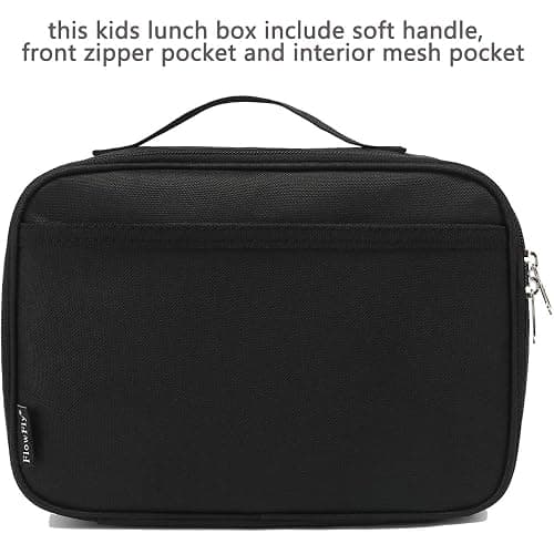 flowfly black lunch bag/box thumbnail 3