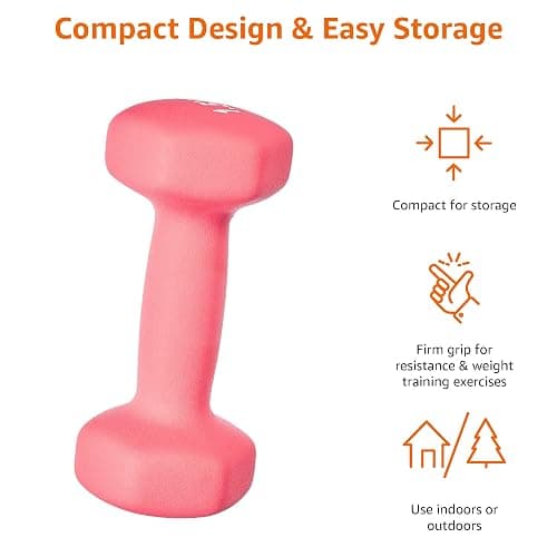Amazon Basics Neoprene Dumbbell Pair thumbnail 3