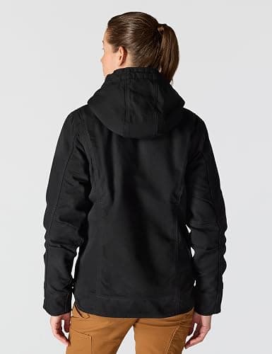 Carhartt Women's Loose Fit Washed Duck Sherpa Lined Jacket thumbnail 2