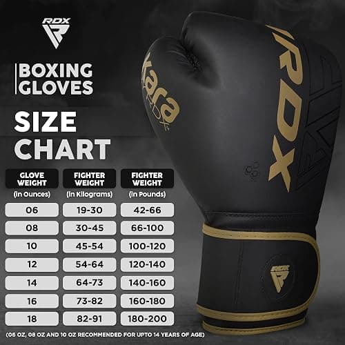 RDX Boxing Gloves, Pro Training Sparring, Maya Hide Leather, Muay Thai MMA Kickboxing, Men Women Adult, Heavy Punching Bag Focus Mitts Pads Workout, Ventilated Palm, Multi Layered, 8 10 12 14 16 18 Oz thumbnail 3