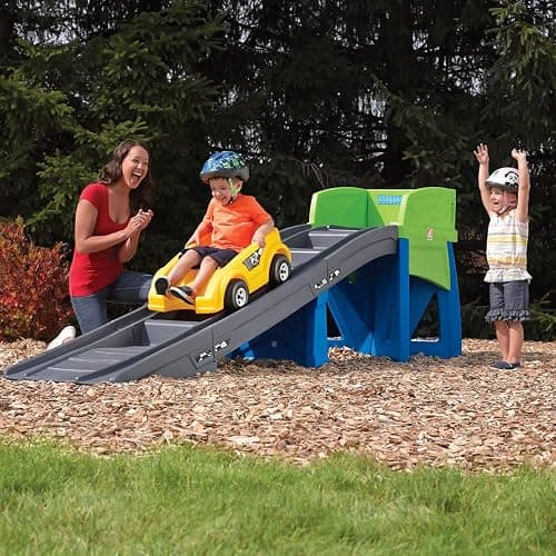 Step2 Extreme Coaster Kids Ride On Toy, Push Car, Indoor/Outdoor Roller Coaster & Playset, Made of Durable Plastic, Max Weight 80 lbs., For Toddlers 3+ Years Old thumbnail 2