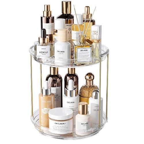 Rotating Makeup Organizer for Vanity - Image 1