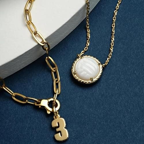 Kendra Scott Volleyball Pendant Necklace, Fashion Jewelry for Women thumbnail 6
